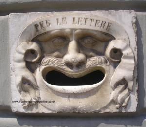 Letter box from Italy